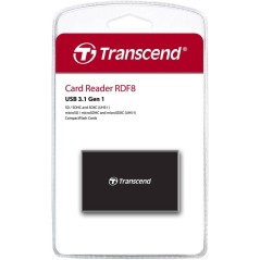 Transcend RDF8K2 Card Reader USB 3.1 Gen 1 - Fast, Reliable, and Versatile Data Transfer (Model: 0760557842682)
